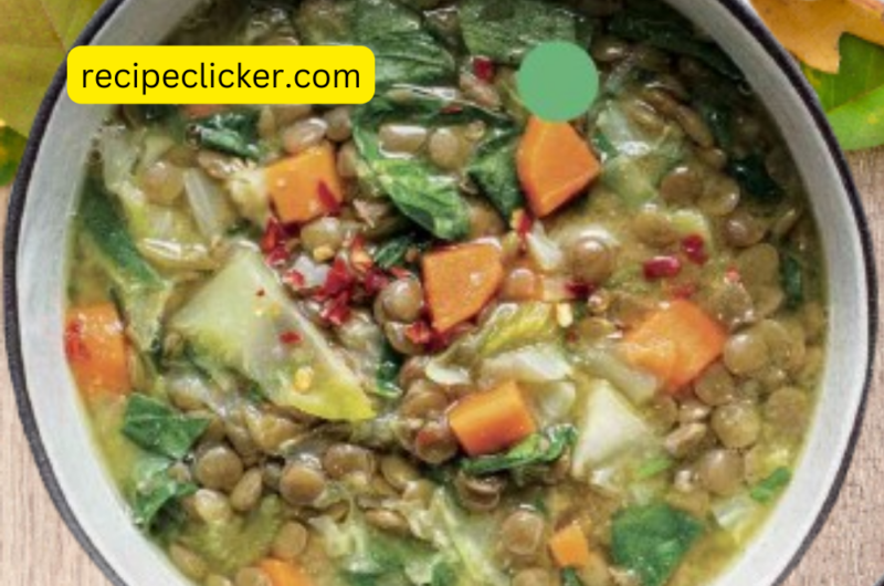 Nutrient-Packed Lentil and Spinach Delight Soup