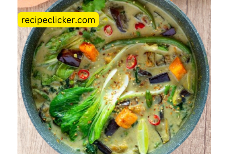 Vegetable Thai Green Curry Soup Recipe