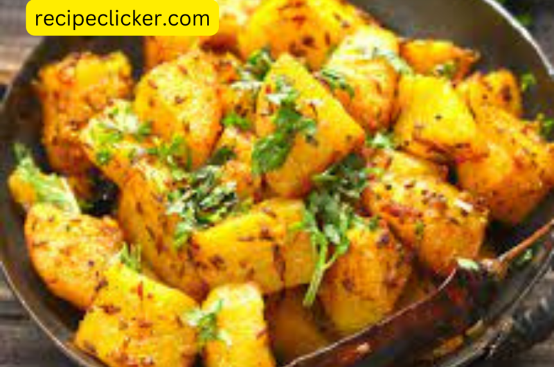 How to Make-Uttarakhand Recipe -Aloo Ke Gutke with Chapati