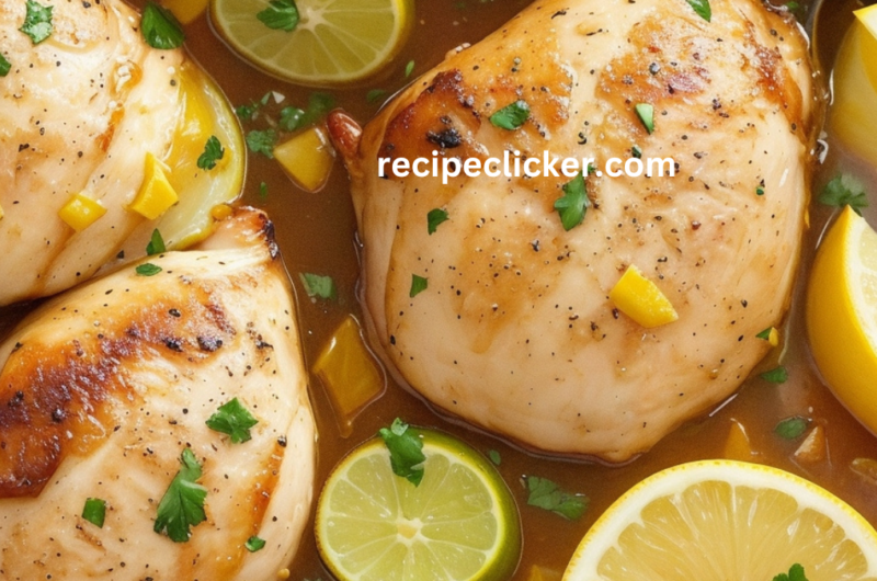 Learn How To Cook-One-Pan Lemon Garlic Chicken